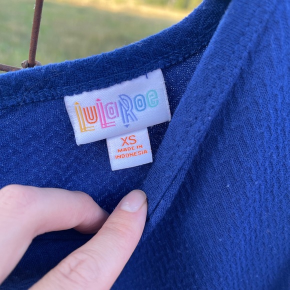 Royal Blue Lularoe Dress -size XS- - Picture 6 of 10